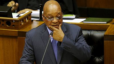 South Africa's Zuma denies receiving bribes from private companies
