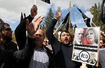 Palestinians protest against Balfour Declaration