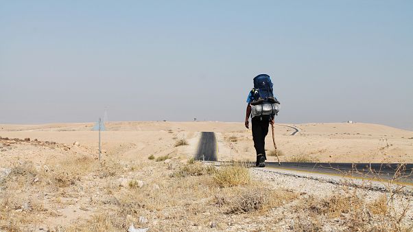 The man who walked more than 3,000 km in solidarity with refugees The man who walked more than 3,000 km in solidarity with refugees
