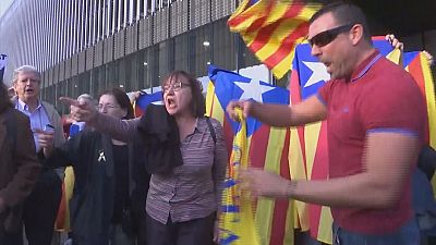 Apoyo a la Mesa del Parlamento catalán tras viajar a Madrid para declarar