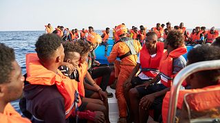 Image: The German migrant rescue charity NGO Sea-Eye helps people to get of