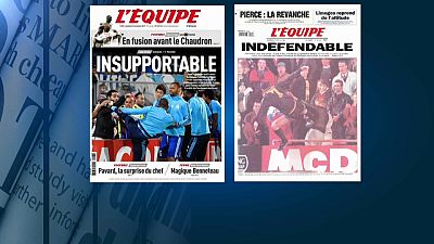 Evra suspendido provisionalmente del Olympique de Marsella por la patada a un aficionado
