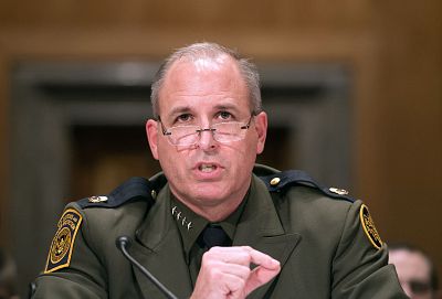 Mark Morgan, chief of the US Border Patrol, testifies at a Senate Homeland Security and Governmental Affairs Committee hearing on "Initial Observations of the New Leadership at the US Border Patrol" on Capitol Hill on Nov. 30, 2016.