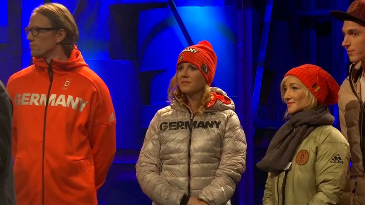 Grau, Khaki und Orange - Das trägt "Team D" in Pyeongchang