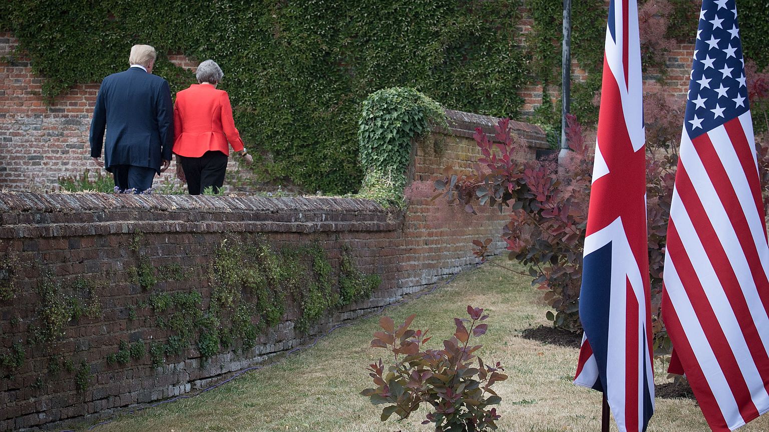 Image: BRITAIN-US-DIPLOMACY-TRUMP