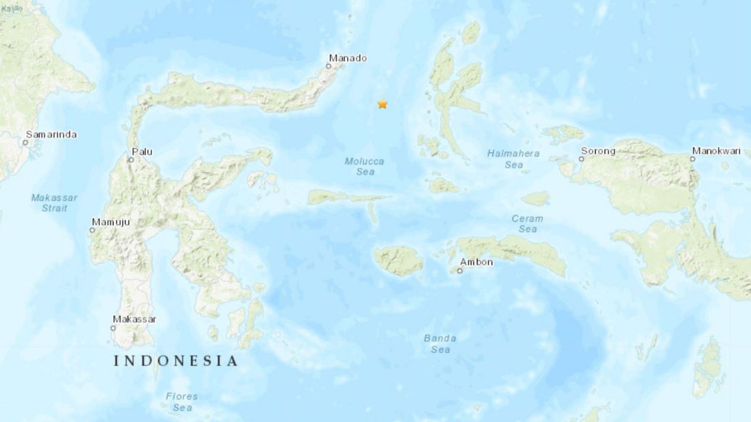 Image: A tsunami warning was issued after a strong earthquake struck in the