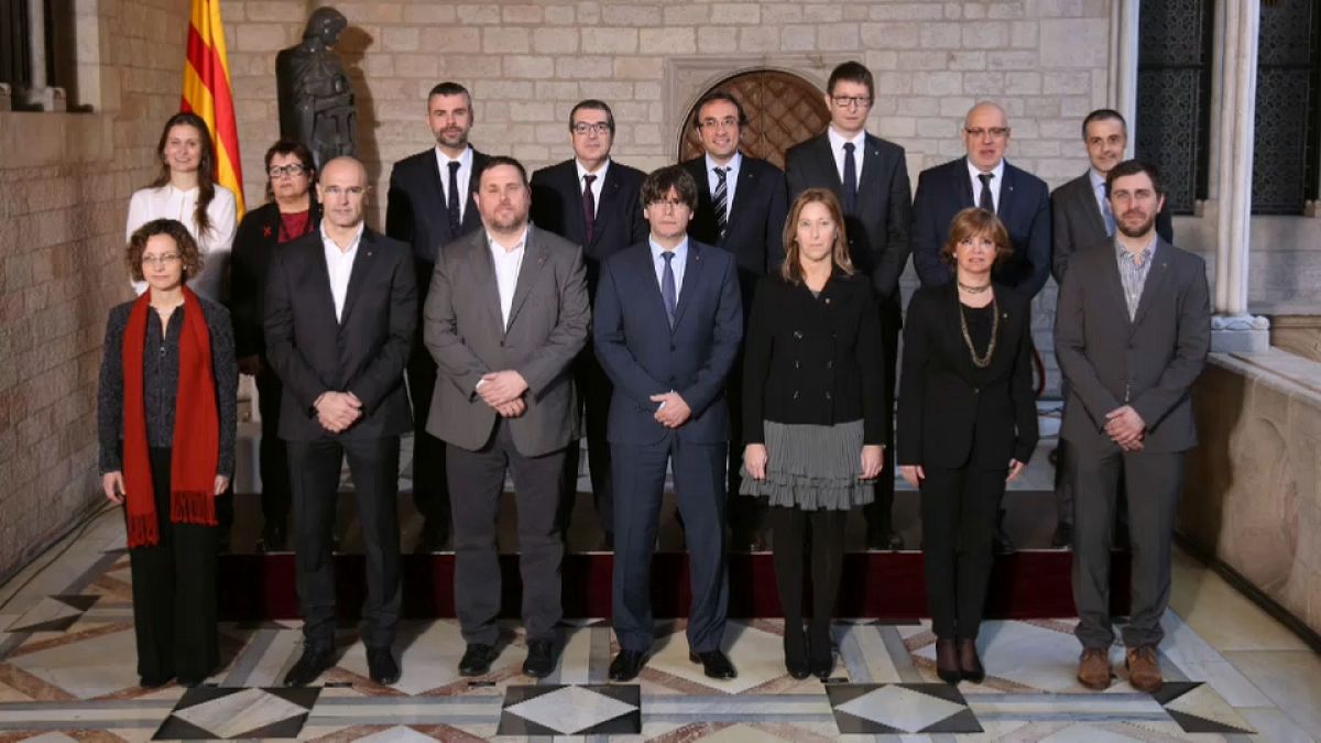 A week after independence was declared where are the Catalan leaders now?