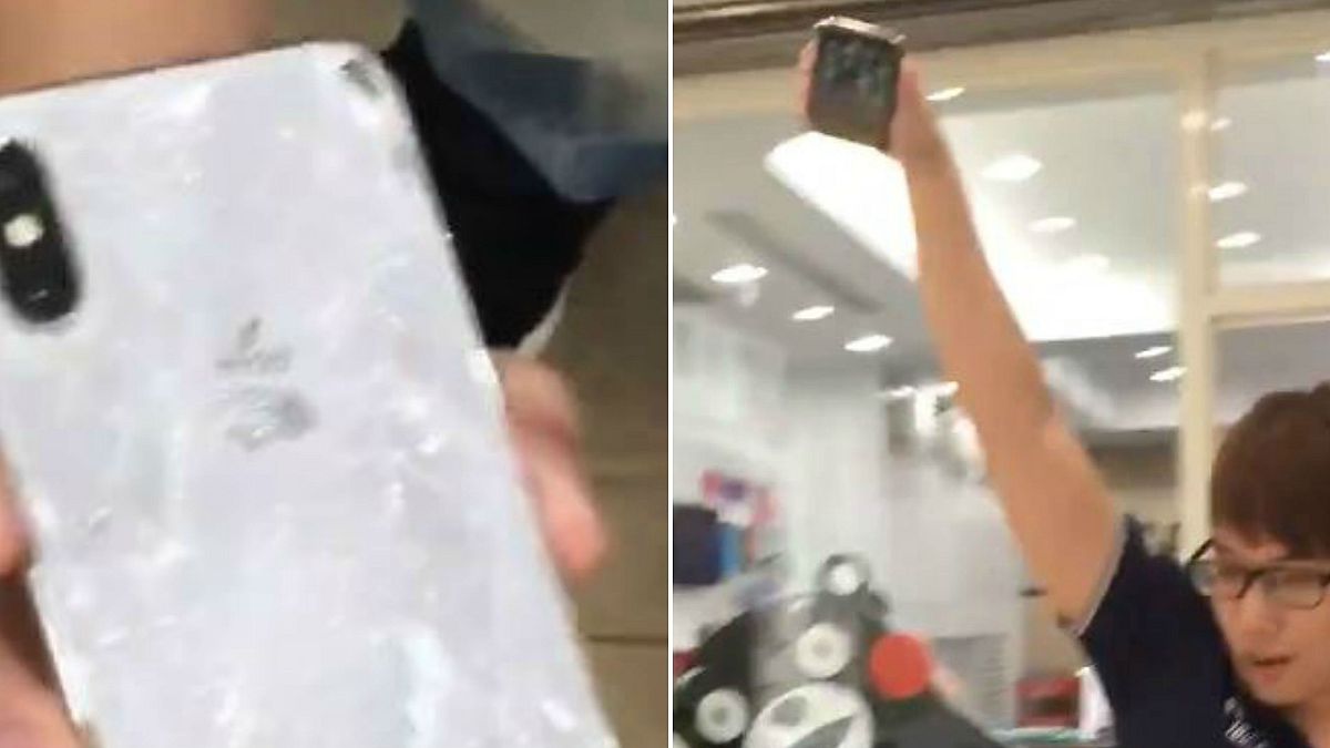 "Es tut weh, dieses Video zu sehen": Er crasht sein neues iPhone X