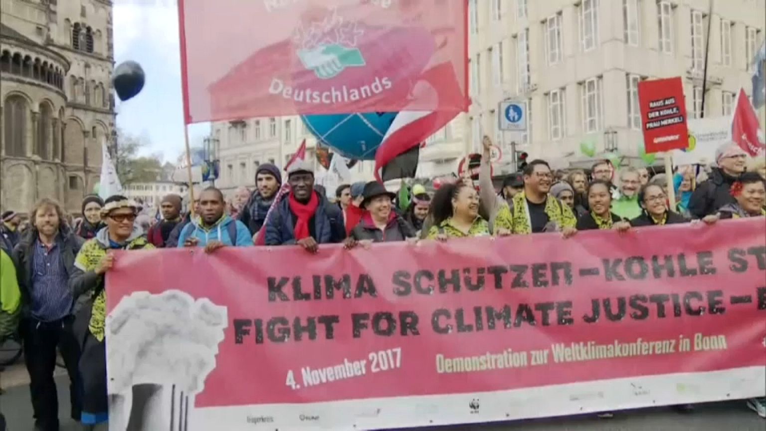 Protesto contra o aquecimento global