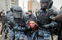 Decenas de manifestantes ultranacionalistas detenidos en Moscú