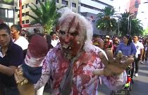 Meksika sokaklarında 'zombi işgali'