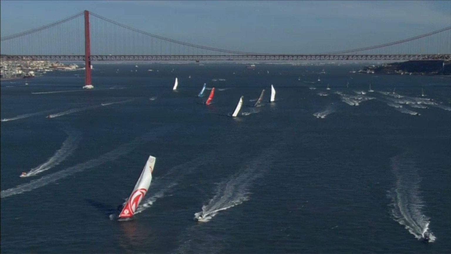 Volvo Ocean Race diz adeus a Lisboa