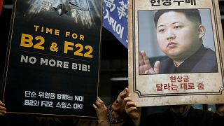 Vor Trump-Besuch in Südkorea: Sanktionen und Protest