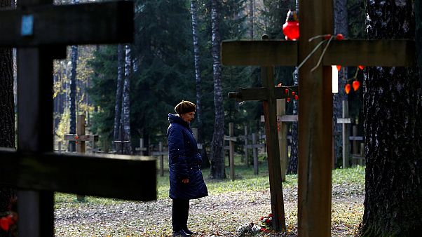 Vor 80 Jahren: Weißrussen gedenken Opfern des Stalin-Terrors Vor 80 Jahren: Weißrussen gedenken Opfern des Stalin-Terrors