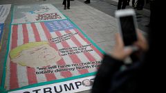 Südkorea: Protest zum Trump-Besuch