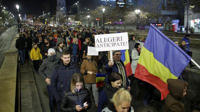 Más de 30.000 rumanos protestan contra un proyecto de ley judicial