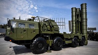 Image: Russian S-400 anti-aircraft missile launching system on display in K