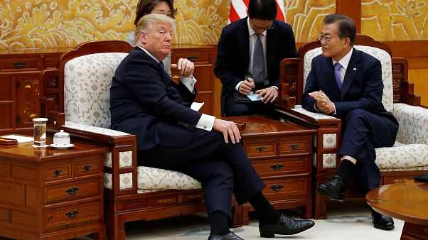 ABD Başkanı Trump Güney Kore'de ABD Başkanı Trump Güney Kore'de