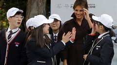 Melania Trump promove igualdade de género no desporto