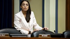 Image: Alexandria Ocasio-Cortez (D-NY) arrives to a House Civil Rights and 