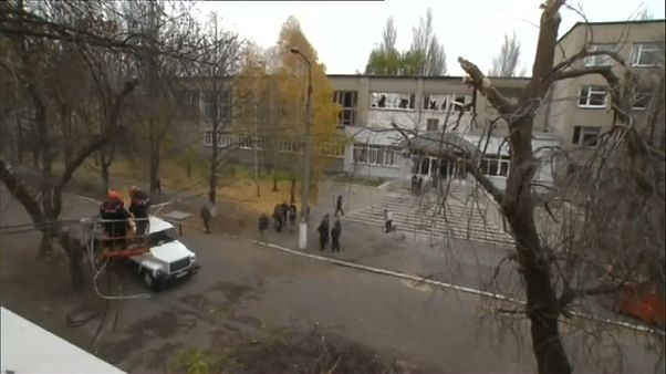 Bombardeo de las fuerzas ucranianas en Donetsk Bombardeo de las fuerzas ucranianas en Donetsk