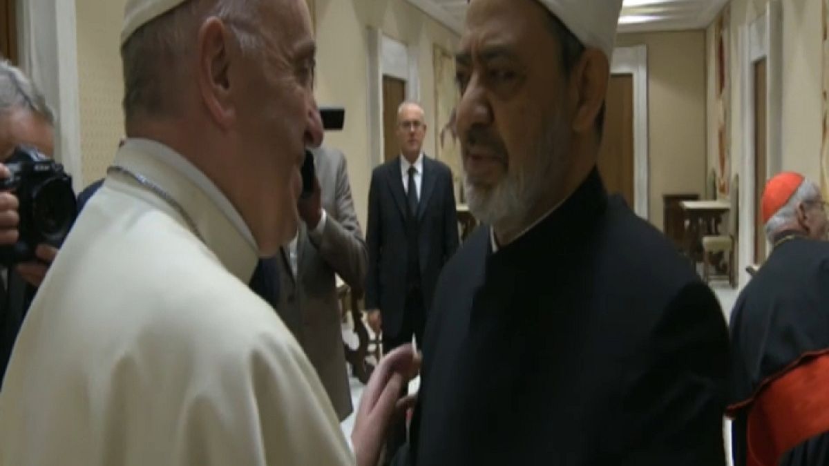 Papa Francesco riceve l'Imam Ahmed al Tayyeb
