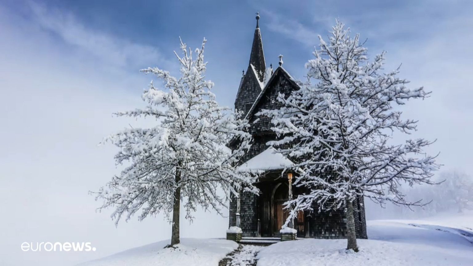 Picture of the day: Austrian town sees first snowfall of the season