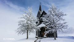 Picture of the day: Austrian town sees first snowfall of the season