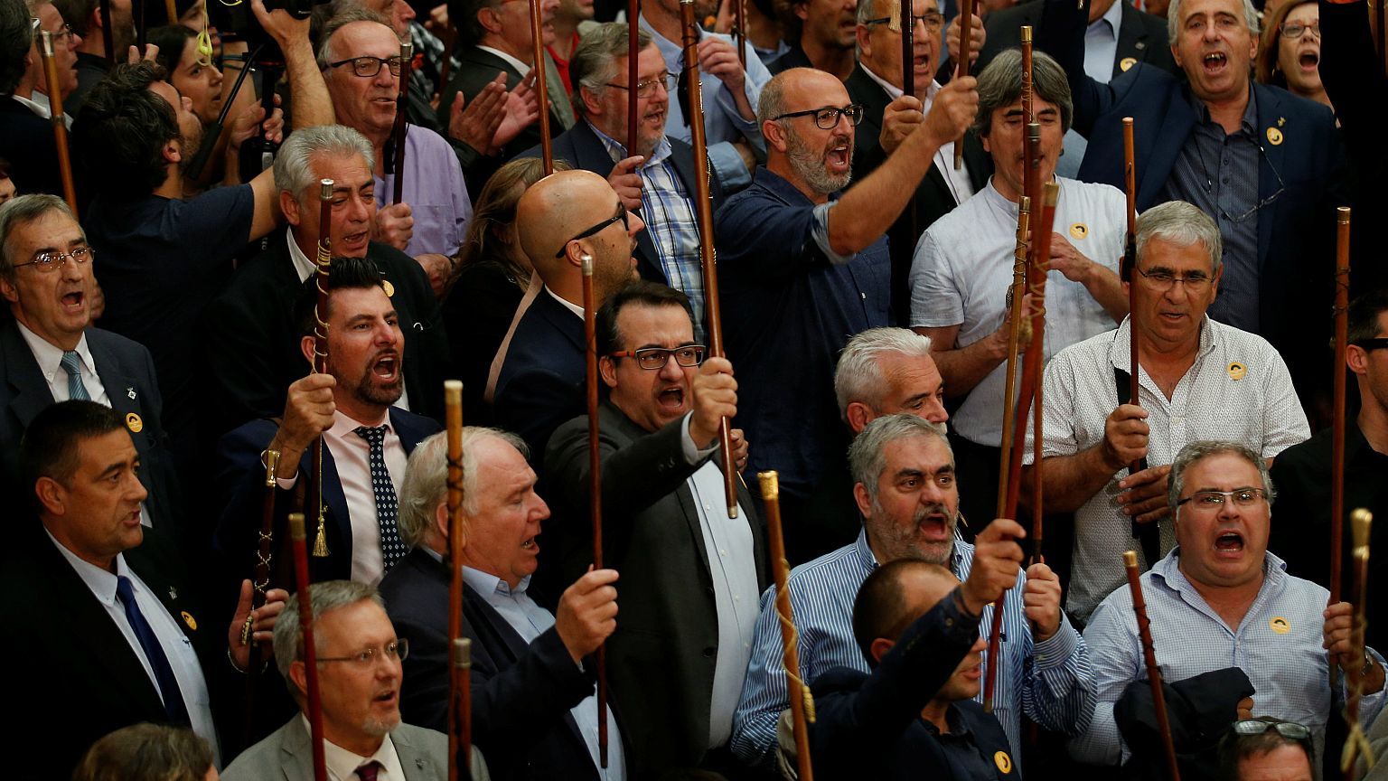 ¿Qué significa la vara de los alcaldes catalanes independentistas?