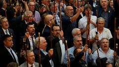 ¿Qué significa la vara de los alcaldes catalanes independentistas?