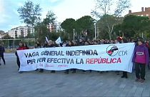 Pró-independentistas catalães organizam greve geral