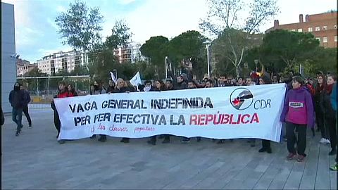Spanish strike causes chaos on roads