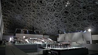 French president opens Louvre Abu Dhabi