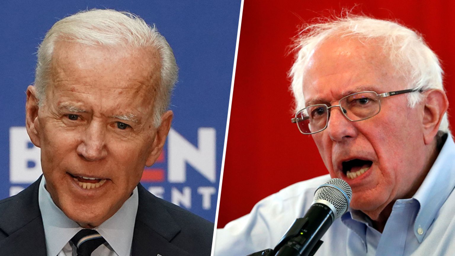 Image: Joe Biden, Bernie Sanders