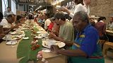 Famous chefs cook for Rio's homeless