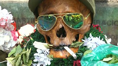 Bolivya’da Kafatası Günü kutlandı
