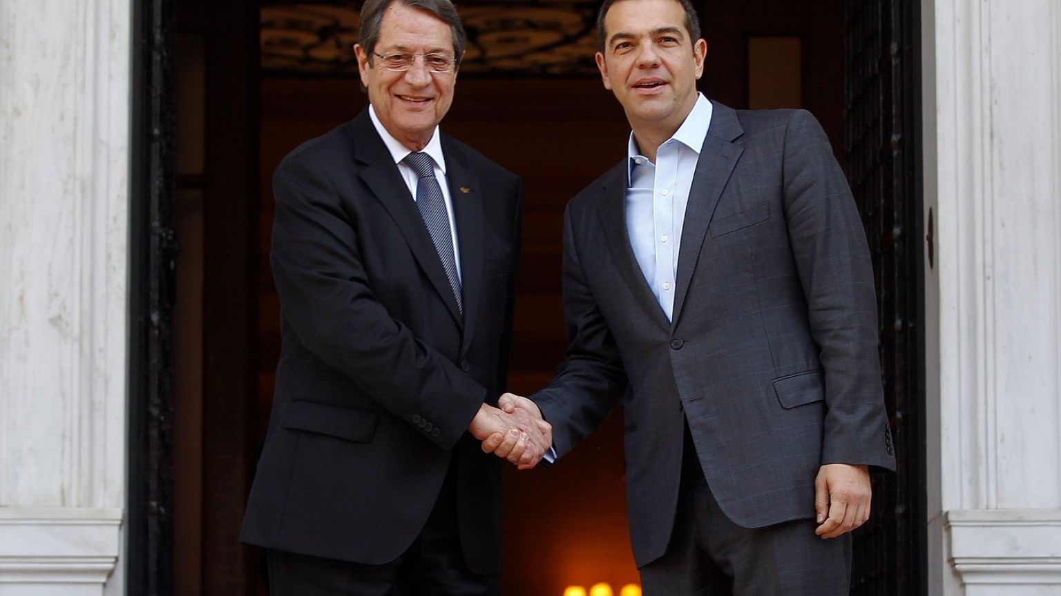Συνάντηση Τσίπρα - Αναστασιάδη στο Μαξίμου