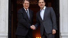 Συνάντηση Τσίπρα - Αναστασιάδη στο Μαξίμου