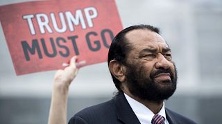 Image: Rep. Al Green, D-Texas, at a coalition event in Washington on May 9,