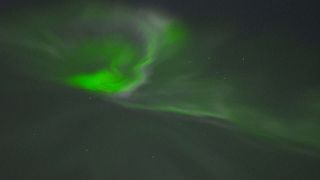 Striking Northern Light display over northern Finland