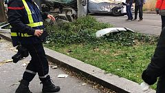Лион: 16 пострадавших в столкновении автомобиля с трамваем