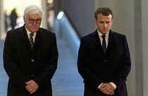 Steinmeier ve Macron savaş kurbanlarını birlikte andı