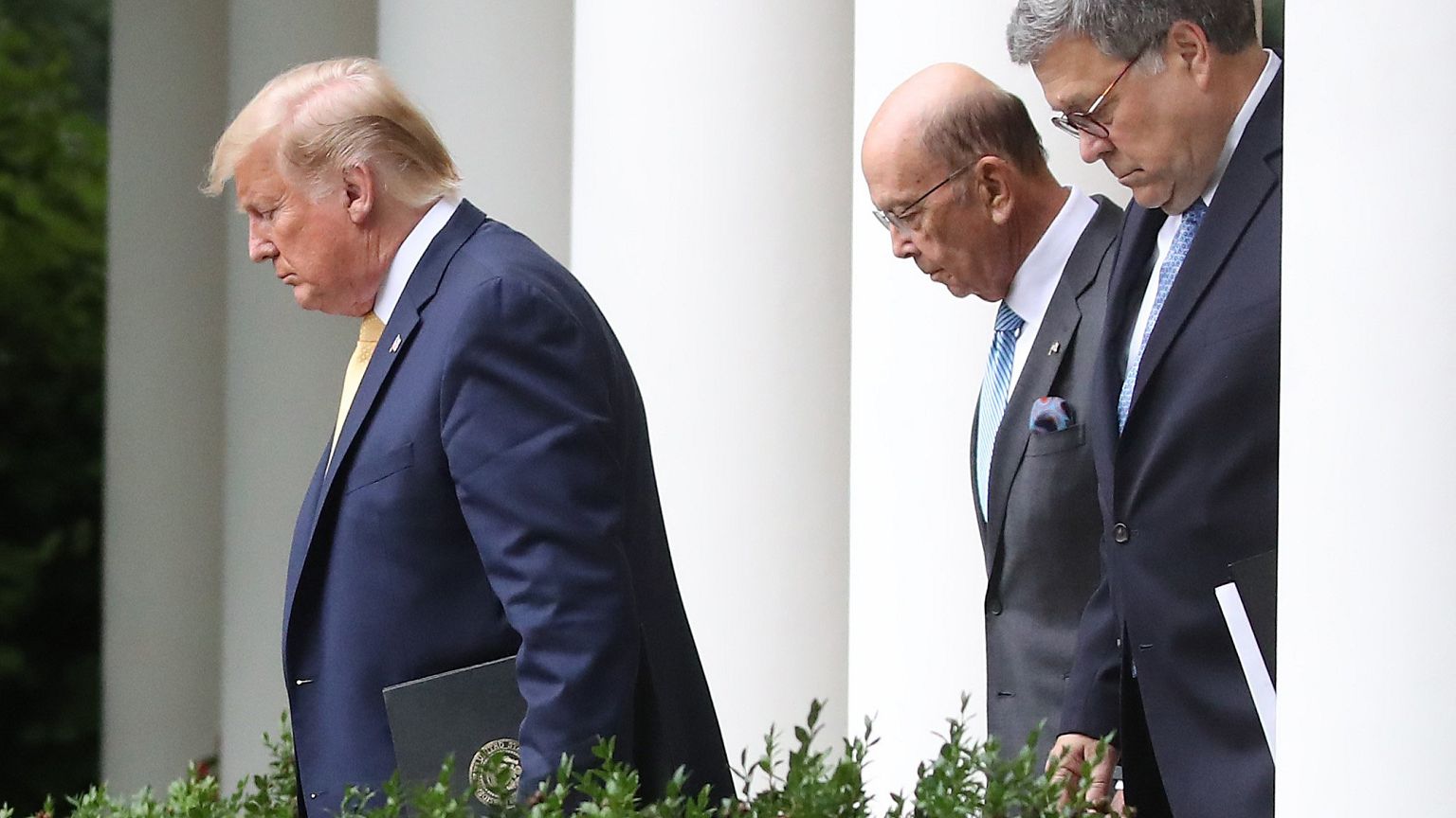 Image: President Trump Holds News Conference In Rose Garden On Census And C