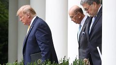 Image: President Trump Holds News Conference In Rose Garden On Census And C
