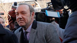 Image: Actor Kevin Spacey arrives to face a sexual assault charge at Nantuc