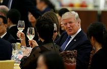 What is all-American diner Trump eating on his Asia tour?
