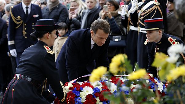 "Armistice" in Frankreich: Gedenken an den Waffenstillstand des Ersten Weltkrieges "Armistice" in Frankreich: Gedenken an den Waffenstillstand des Ersten Weltkrieges
