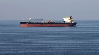 Image: Oil tankers pass through the Strait of Hormuz.