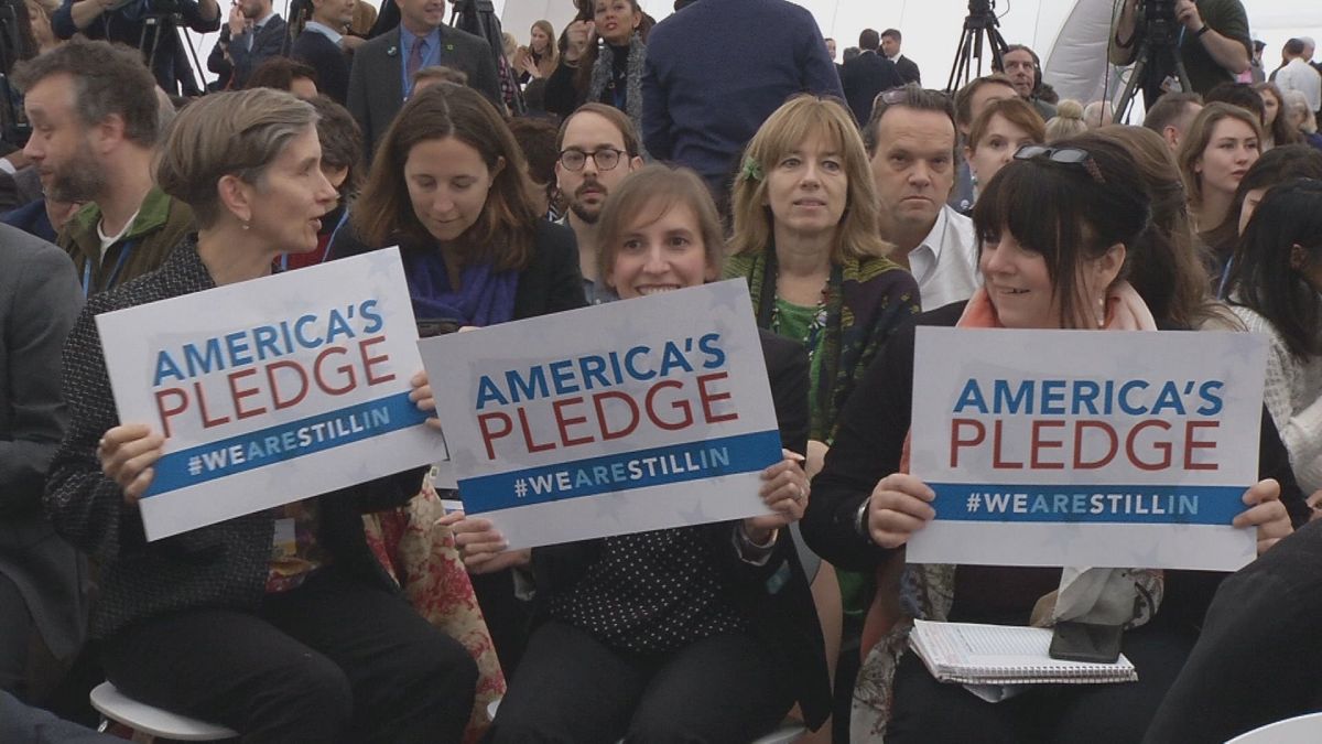 Norte-americanos opositores ao "clima" de Trump na conferência de Bona