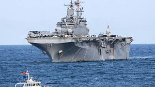 Trump says U.S. Navy ship shot down Iranian drone